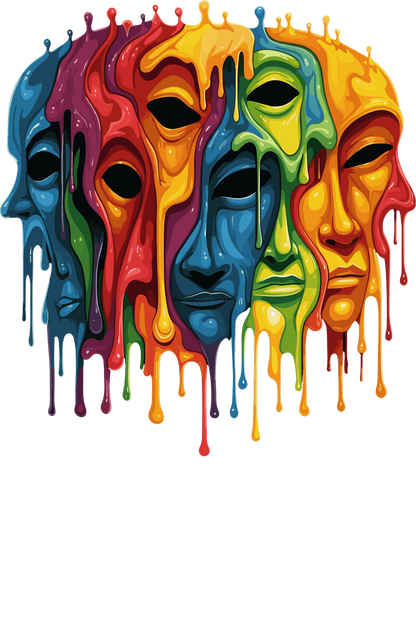 Psychedelic Designs – Fichier PNG Haute Qualité – 100 modèles au choix
