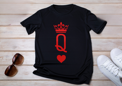 👑 T-shirt Duo Couple – Roi & Reine (King & Queen)