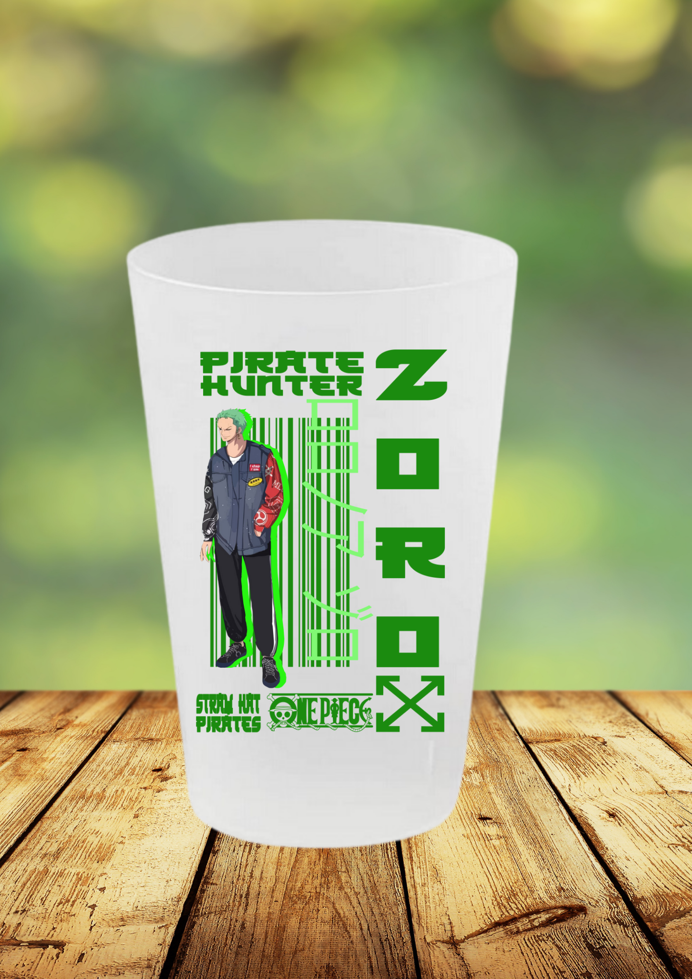 Gobelet One Piece – Impression DTF UV – 136 modèles au choix