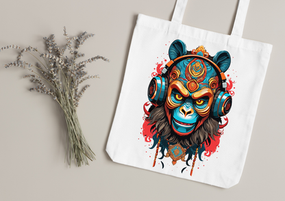 Tote Bag Psychedelic Designs – 100 modèles au choix – Noir ou Blanc