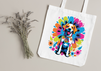 Tote Bag Psychedelic Designs – 100 modèles au choix – Noir ou Blanc