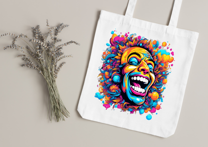 Tote Bag Psychedelic Designs – 100 modèles au choix – Noir ou Blanc