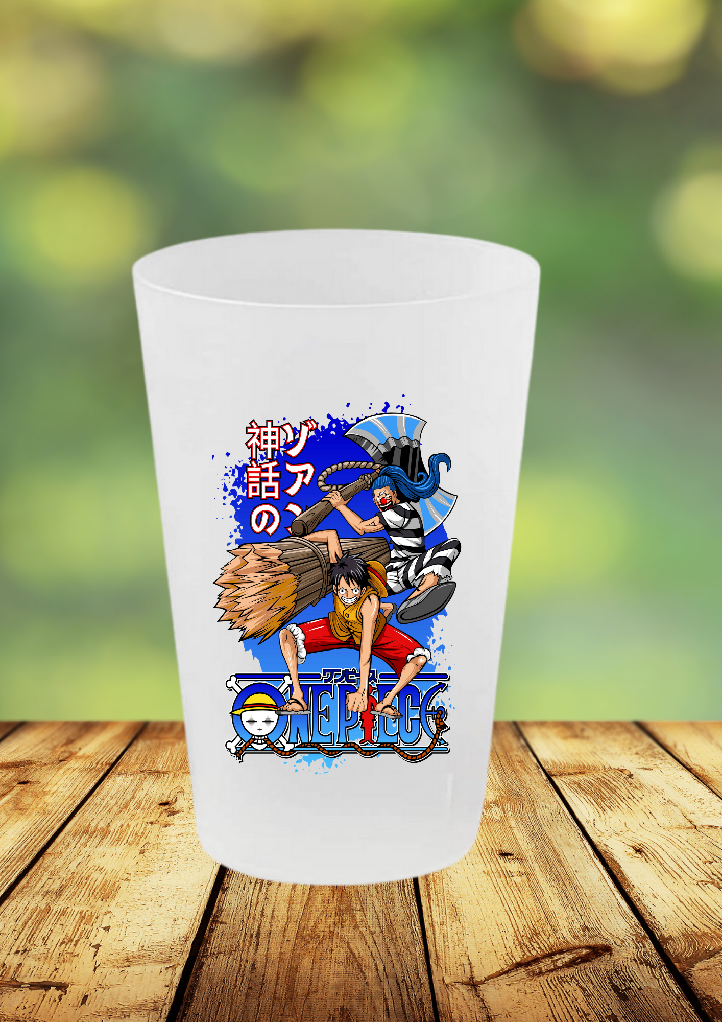 Gobelet One Piece – Impression DTF UV – 136 modèles au choix