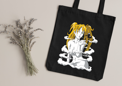 Tote Bag Anime – 104 modèles au choix – Noir