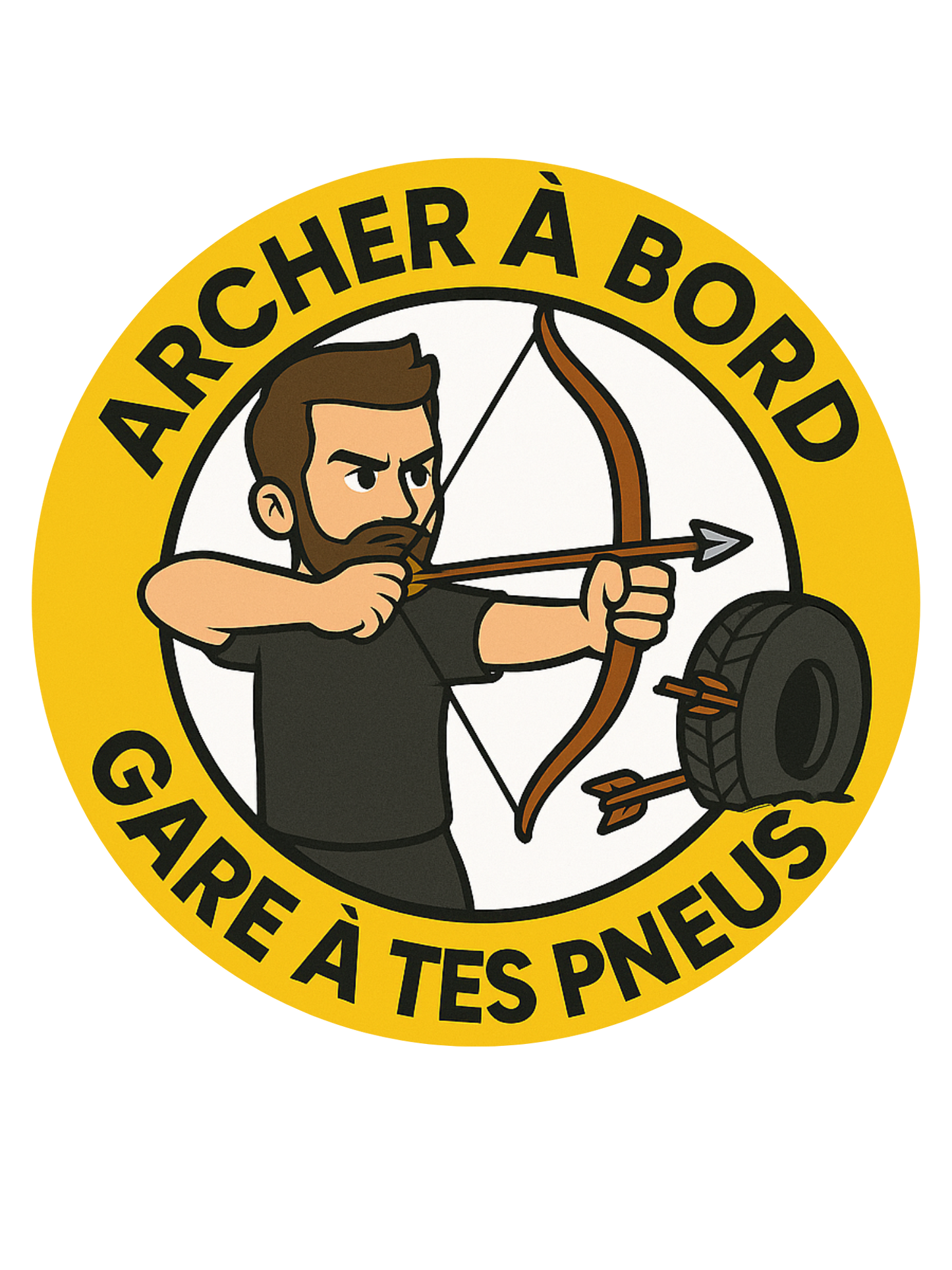 Stickers Voiture – Collection Tir à l’Arc 🎯