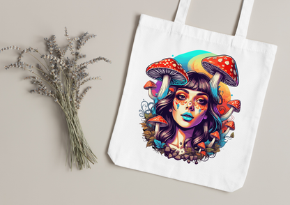 Tote Bag Psychedelic Designs – 100 modèles au choix – Noir ou Blanc