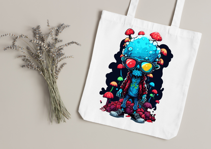 Tote Bag Psychedelic Designs – 100 modèles au choix – Noir ou Blanc