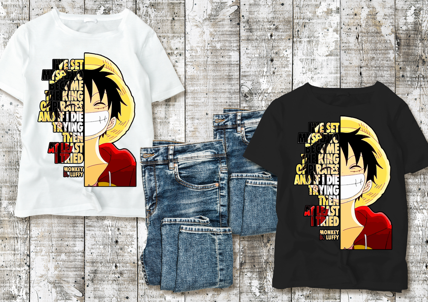 T-shirt One Piece 10 Modèles