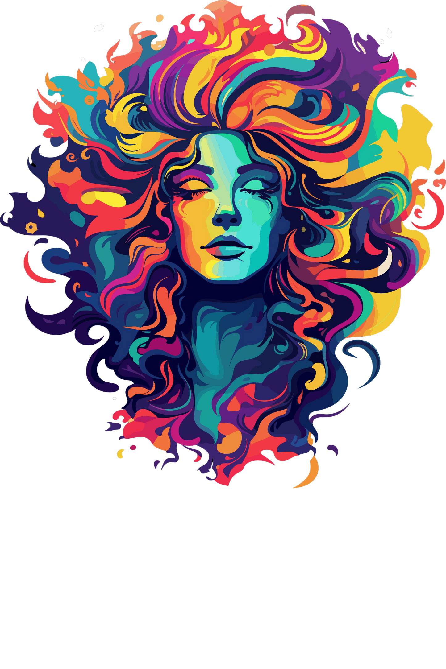Psychedelic Designs – Fichier PNG Haute Qualité – 100 modèles au choix