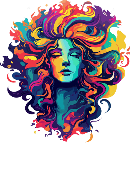 Psychedelic Designs – Fichier PNG Haute Qualité – 100 modèles au choix