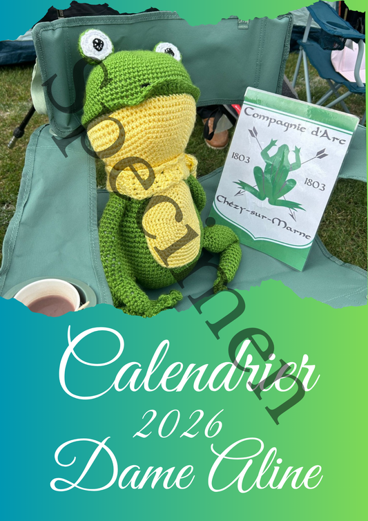 🗓️ Calendrier 2026 “Dame Aline” – L’année pleine d’humour et de bonne humeur !