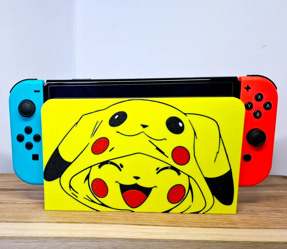 Cache Dock Nintendo Switch – Design Pika Happy – photo 1