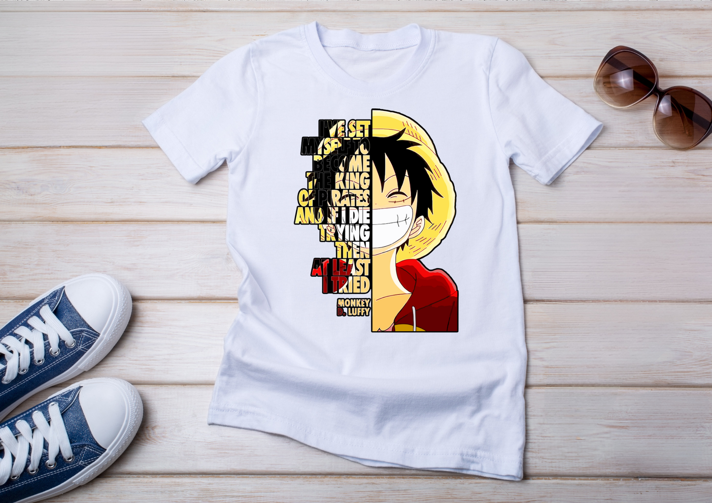 T-shirt One Piece 10 Modèles