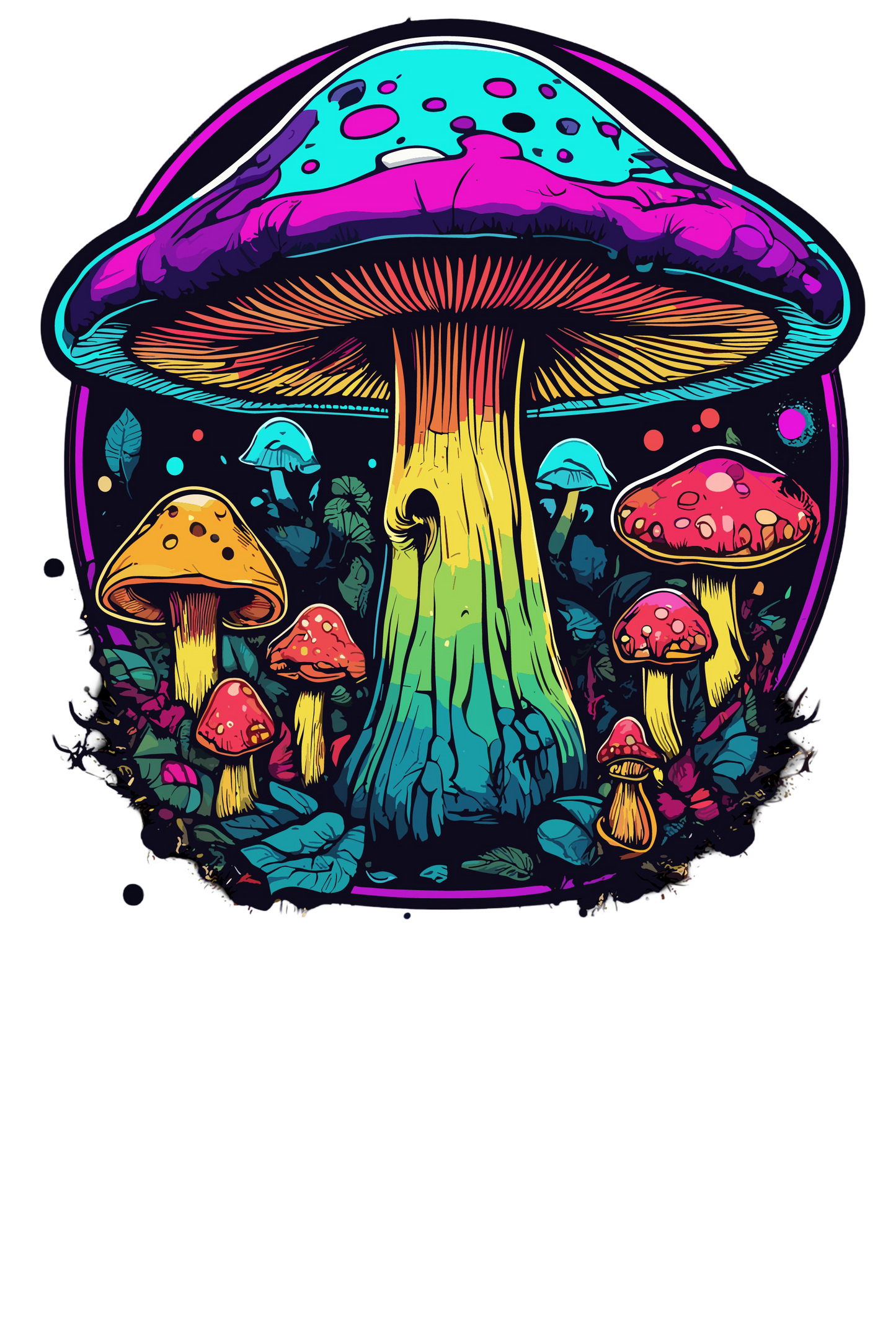 Psychedelic Designs – Fichier PNG Haute Qualité – 100 modèles au choix