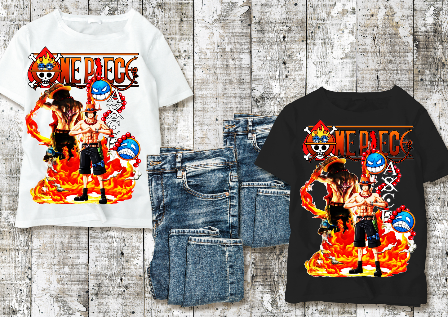 T-shirt One Piece 10 Modèles