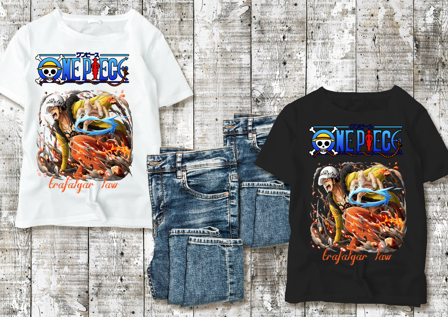 T-shirt One Piece 10 Modèles