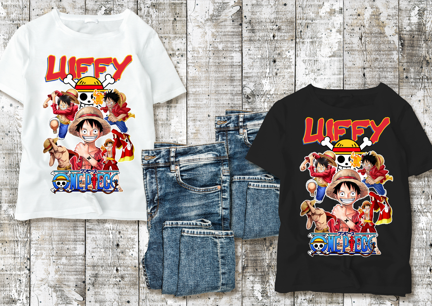 T-shirt One Piece 10 Modèles