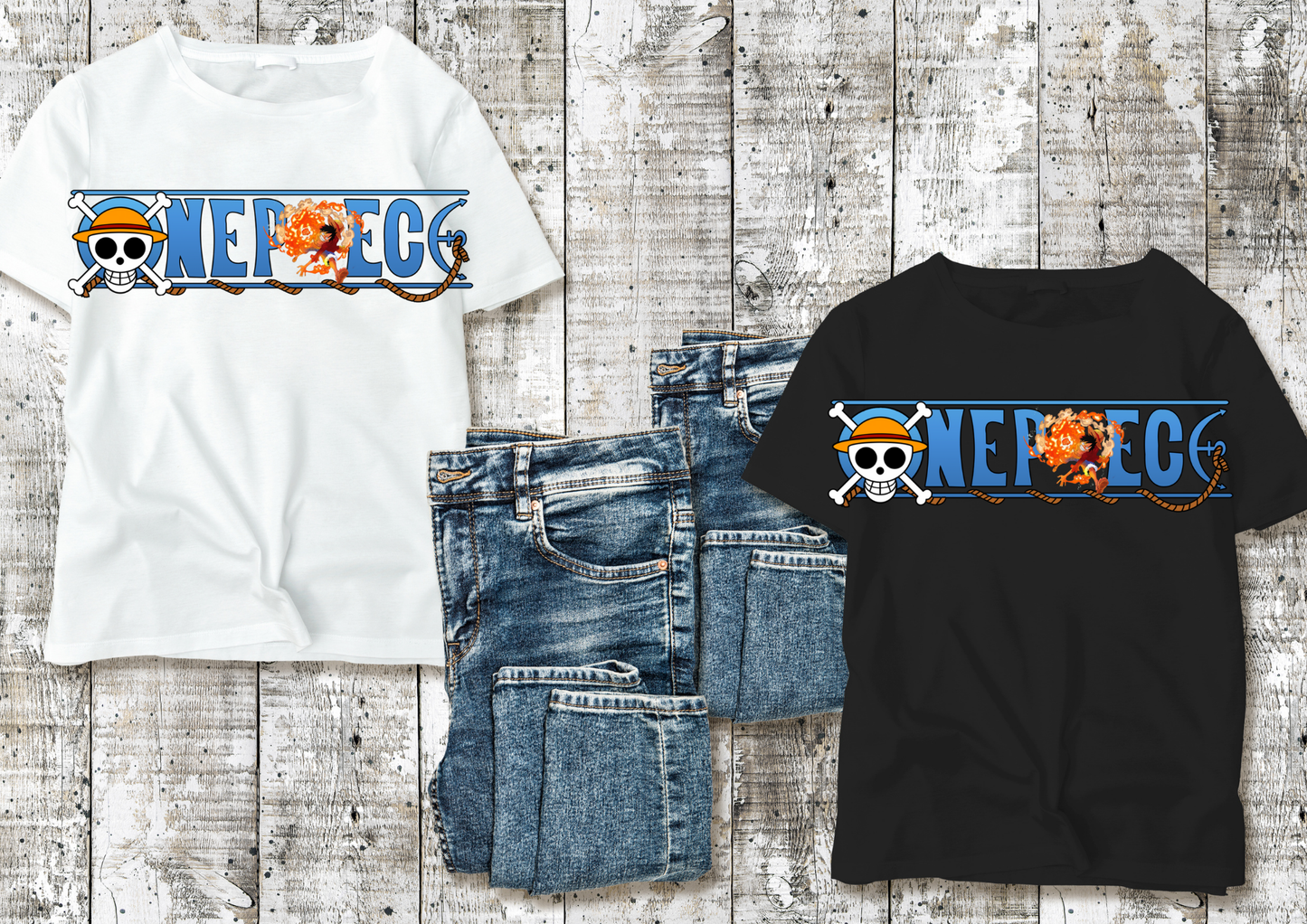 T-shirt One Piece 10 Modèles