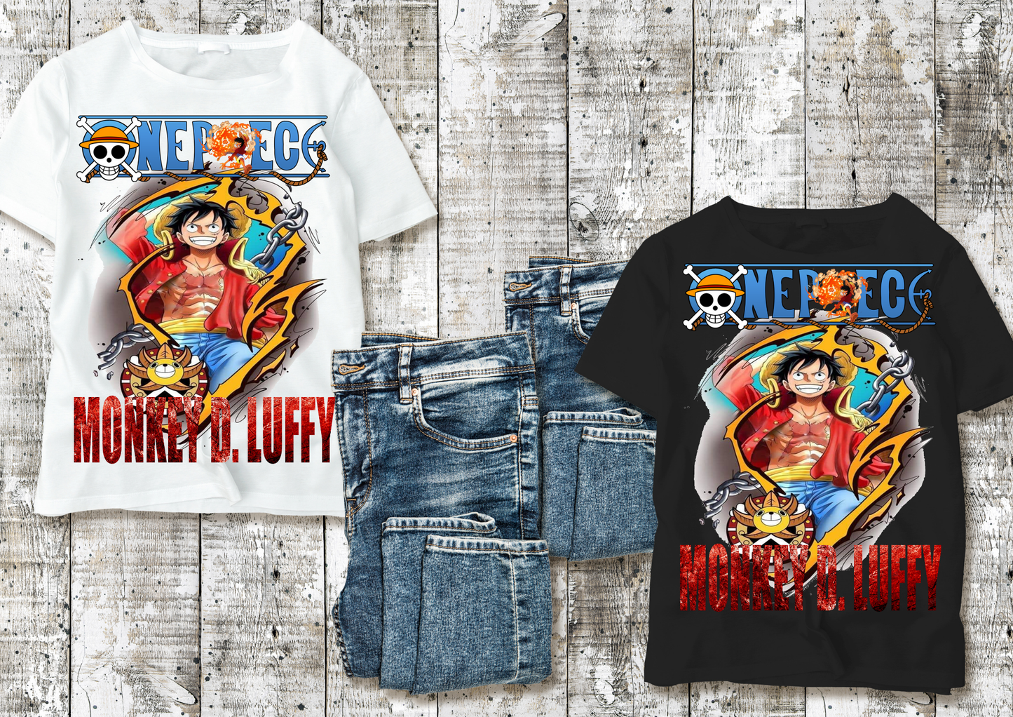 T-shirt One Piece 10 Modèles