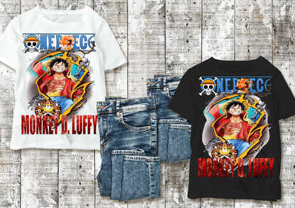 T-shirt One Piece 10 Modèles