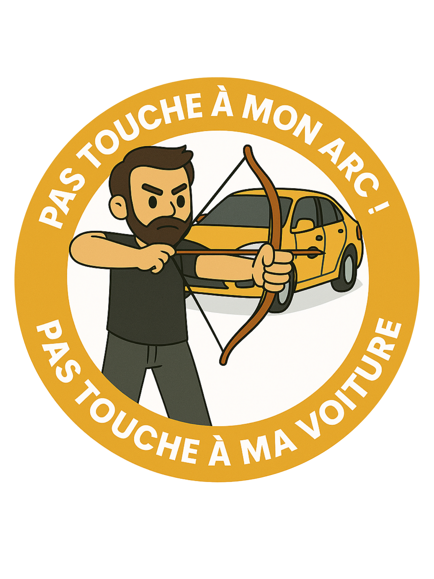 Stickers Voiture – Collection Tir à l’Arc 🎯