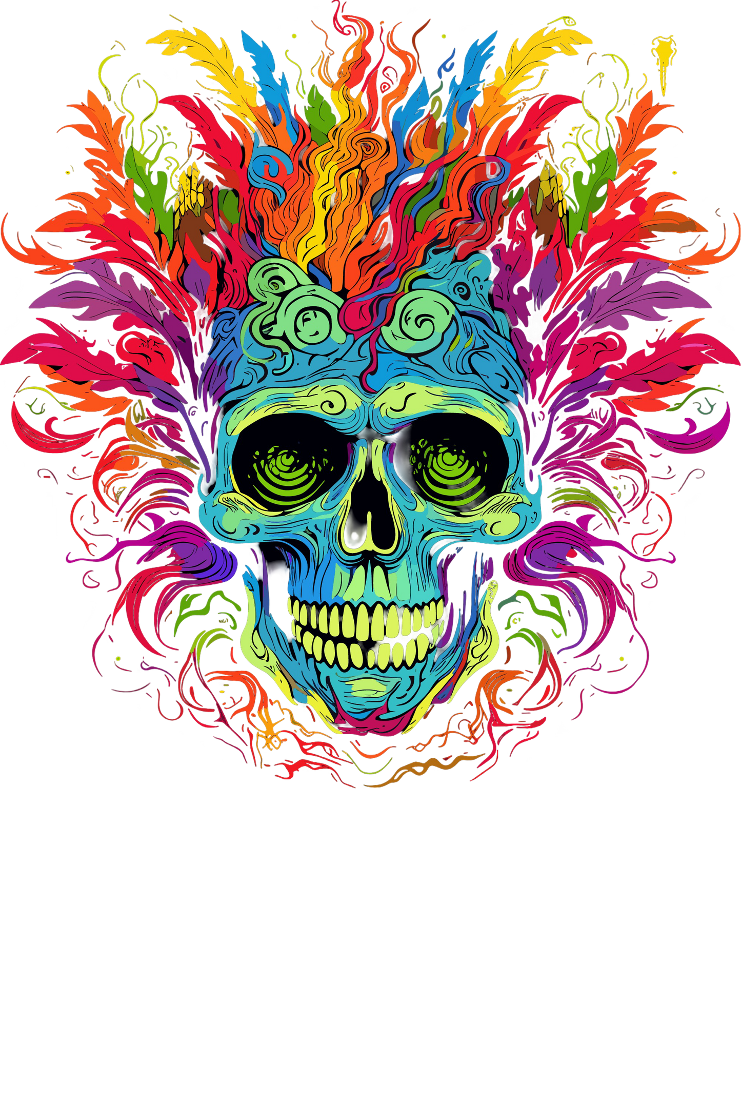 Psychedelic Designs – Fichier PNG Haute Qualité – 100 modèles au choix