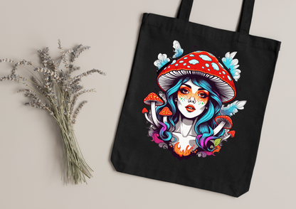 Tote Bag Psychedelic Designs – 100 modèles au choix – Noir ou Blanc