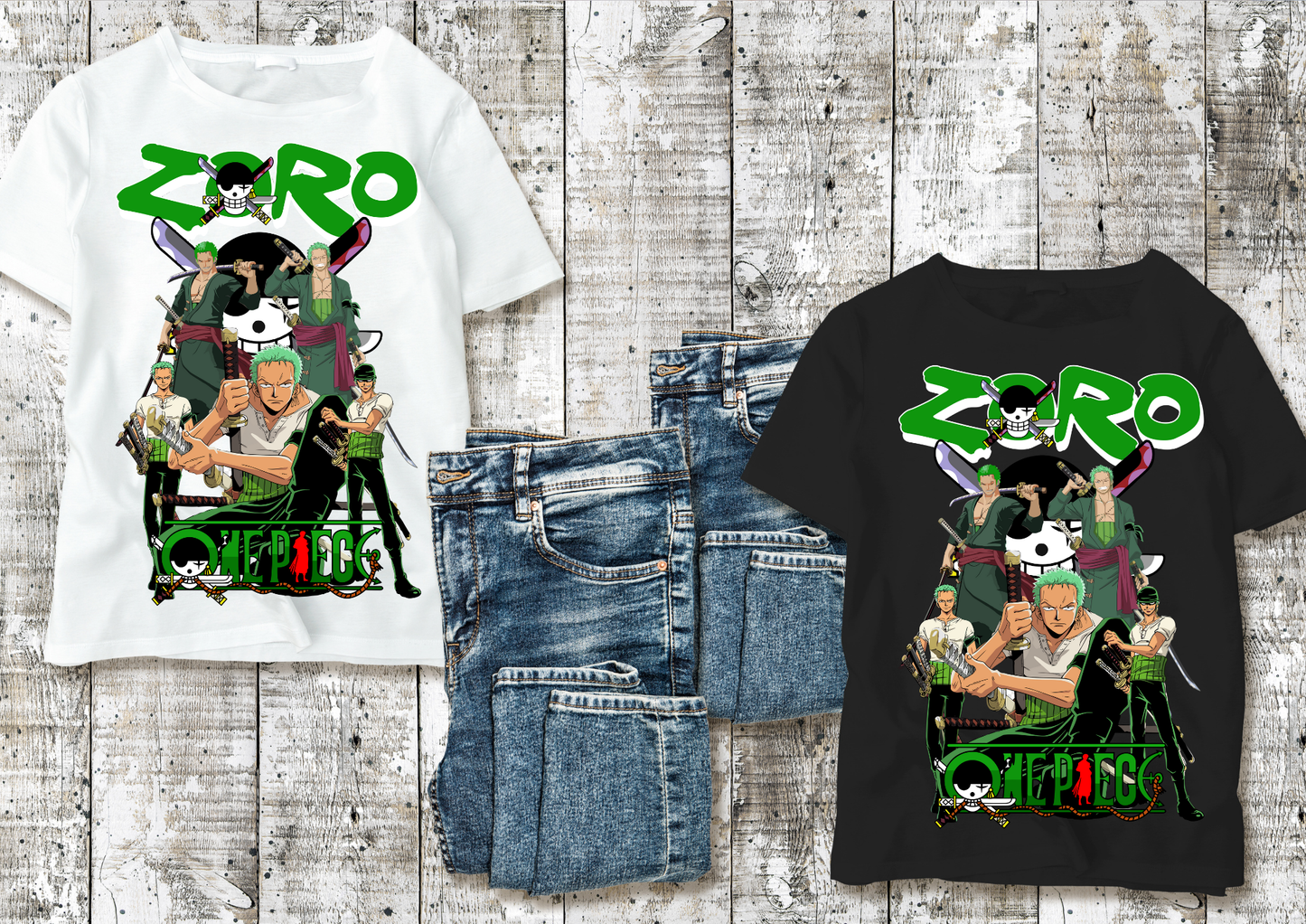 T-shirt One Piece 10 Modèles