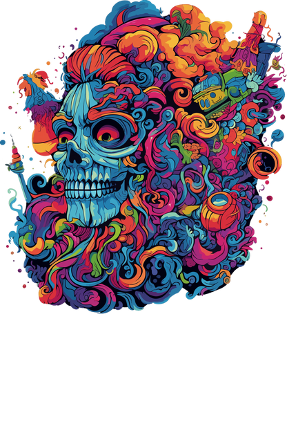 Psychedelic Designs – Fichier PNG Haute Qualité – 100 modèles au choix