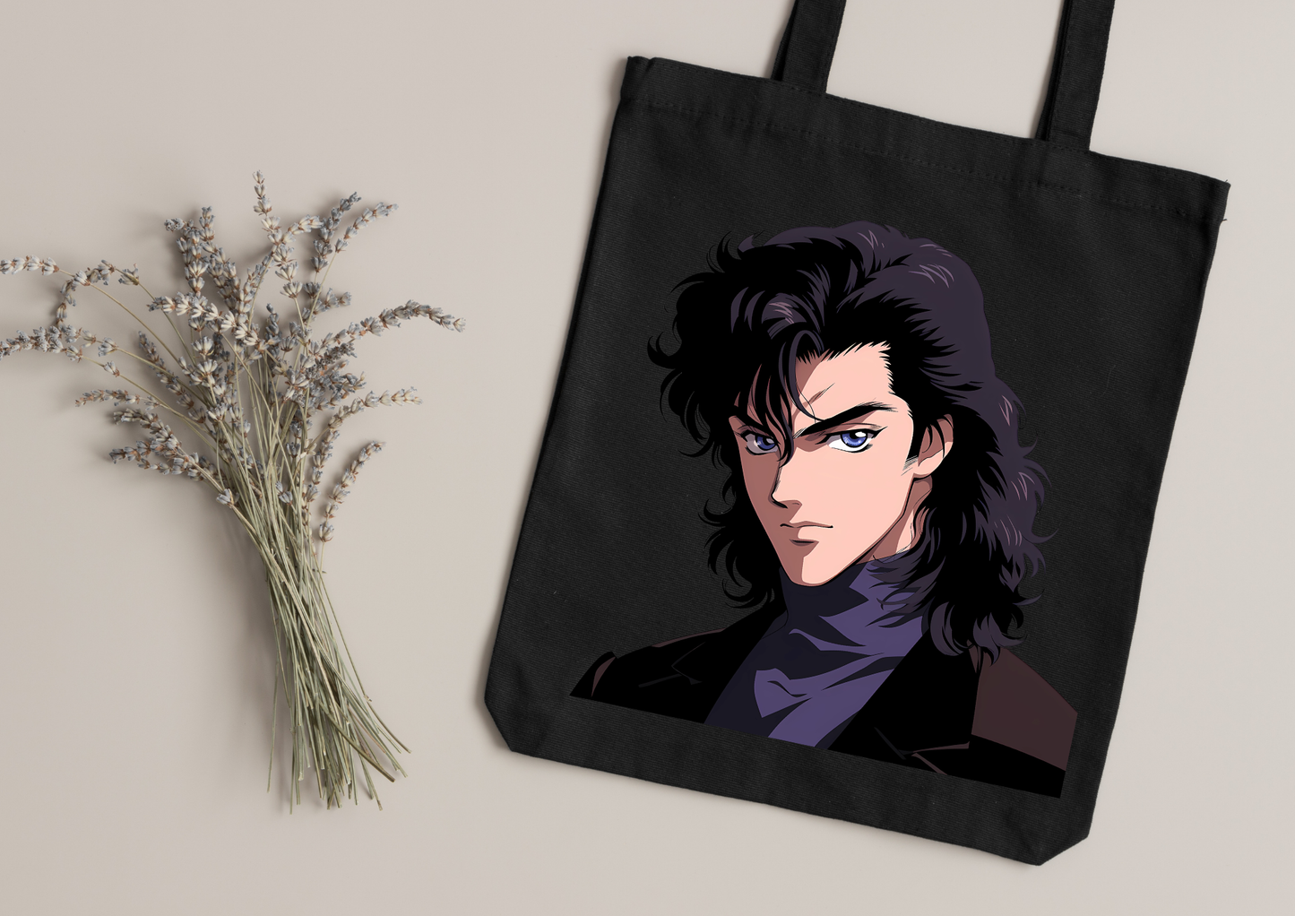 Tote Bag Retro Anime Nostalgia – 61 modèles au choix – Noir ou Blanc