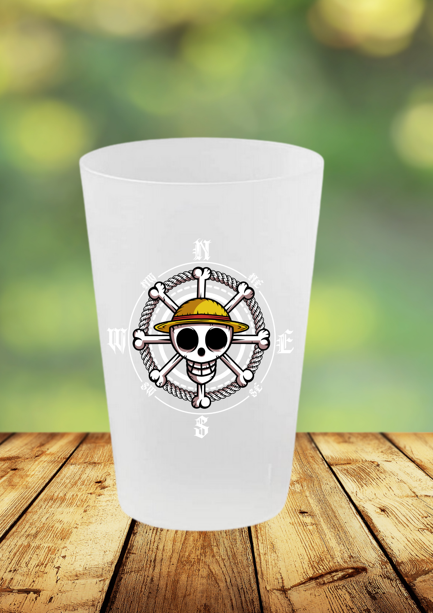 Gobelet One Piece – Impression DTF UV – 136 modèles au choix