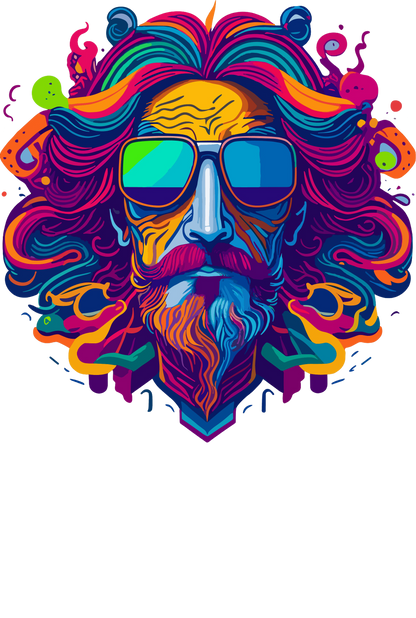 Psychedelic Designs – Fichier PNG Haute Qualité – 100 modèles au choix