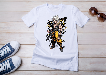 ⚡ T-shirt Super Guerrier – Transformation Ultime
