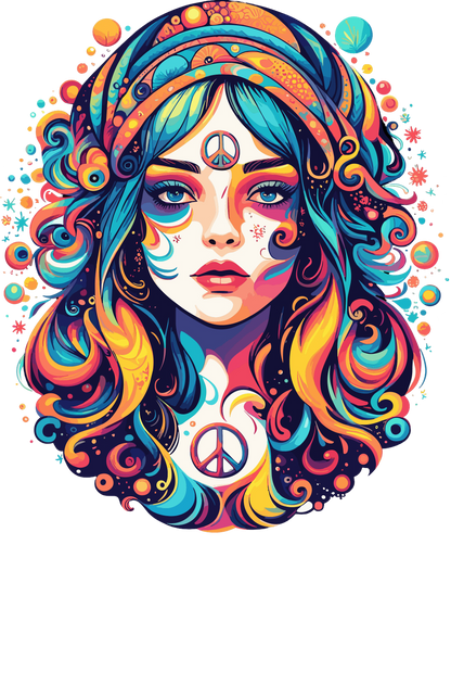 Psychedelic Designs – Fichier PNG Haute Qualité – 100 modèles au choix