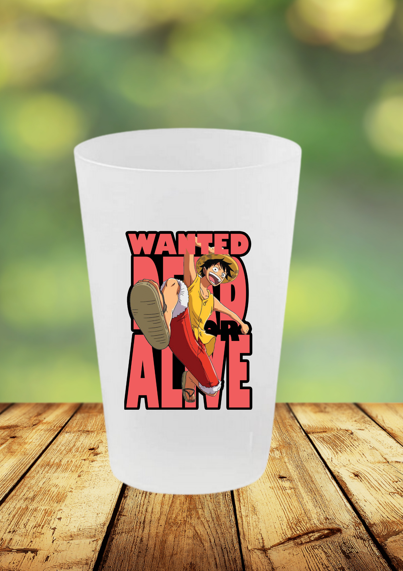 Gobelet One Piece – Impression DTF UV – 136 modèles au choix