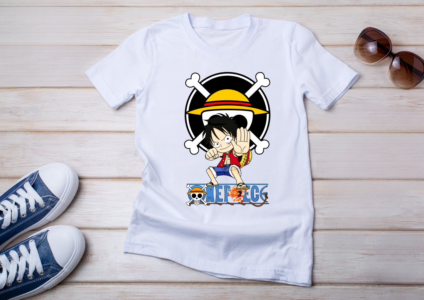 T-shirt One Piece 10 Modèles