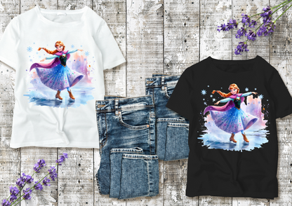 T-shirt enfant Anna & Elsa