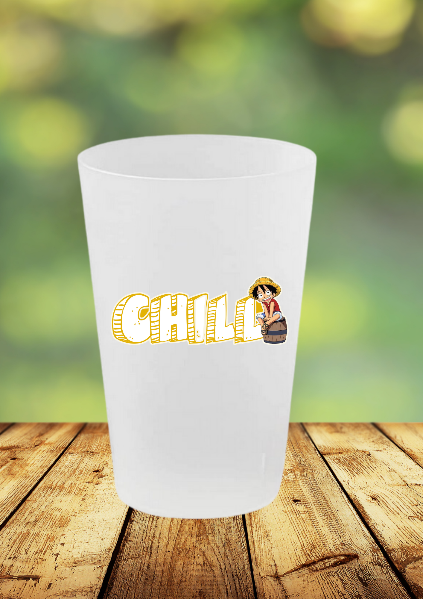 Gobelet One Piece – Impression DTF UV – 136 modèles au choix