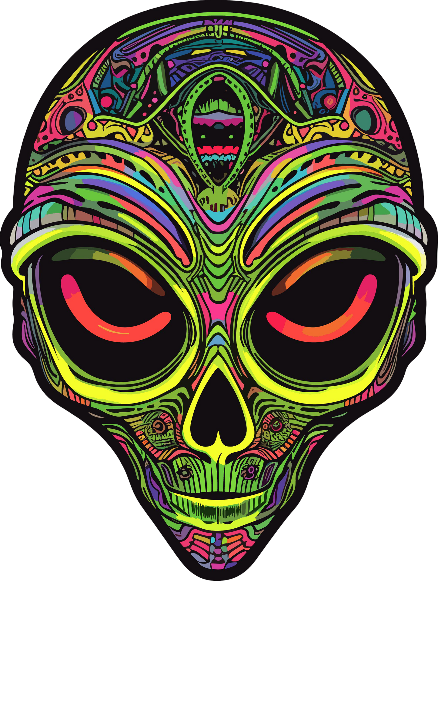 Psychedelic Designs – Fichier PNG Haute Qualité – 100 modèles au choix