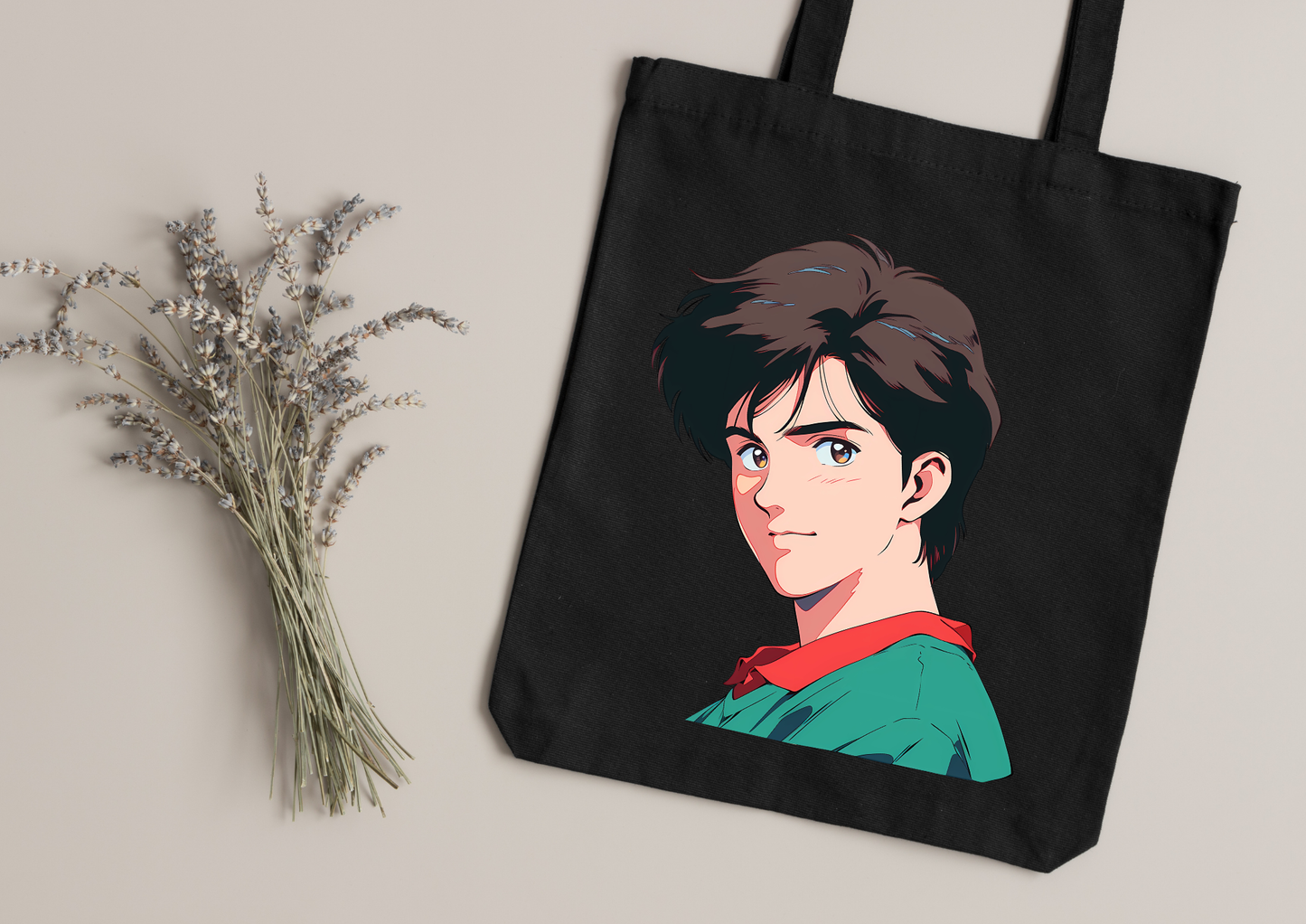 Tote Bag Retro Anime Nostalgia – 61 modèles au choix – Noir ou Blanc