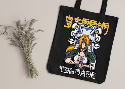 Tote Bag Anime – 104 modèles au choix – Noir