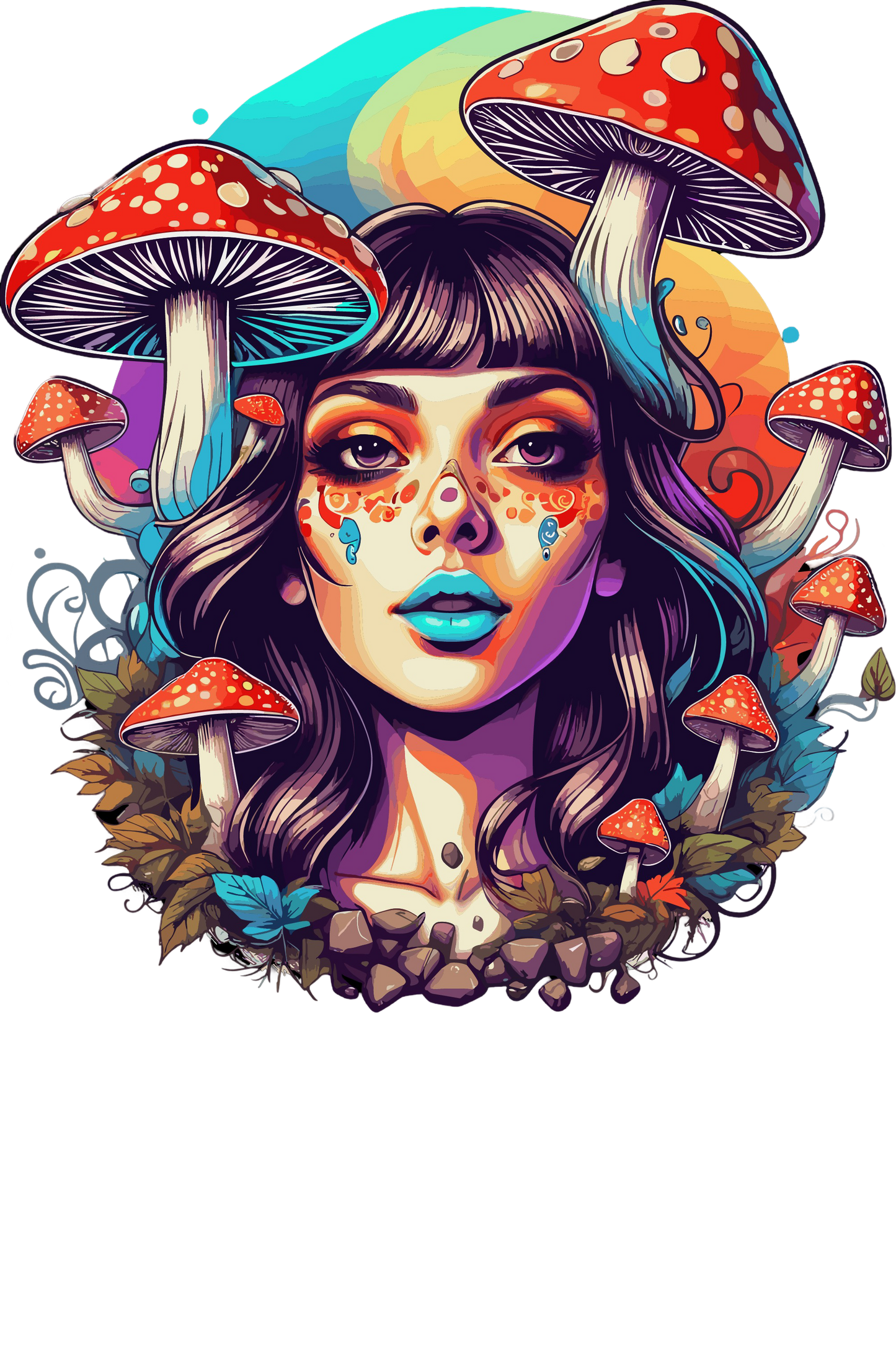 Psychedelic Designs – Fichier PNG Haute Qualité – 100 modèles au choix