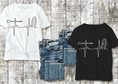 T-shirt Archerie – Battement de cœur & cible