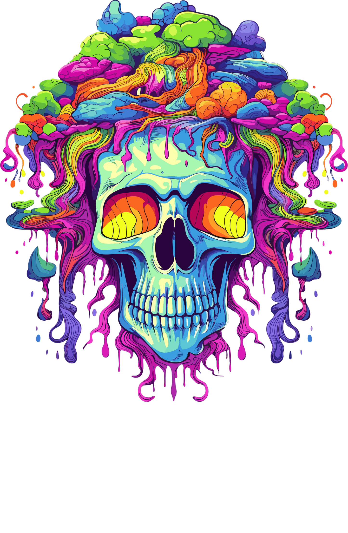 Psychedelic Designs – Fichier PNG Haute Qualité – 100 modèles au choix