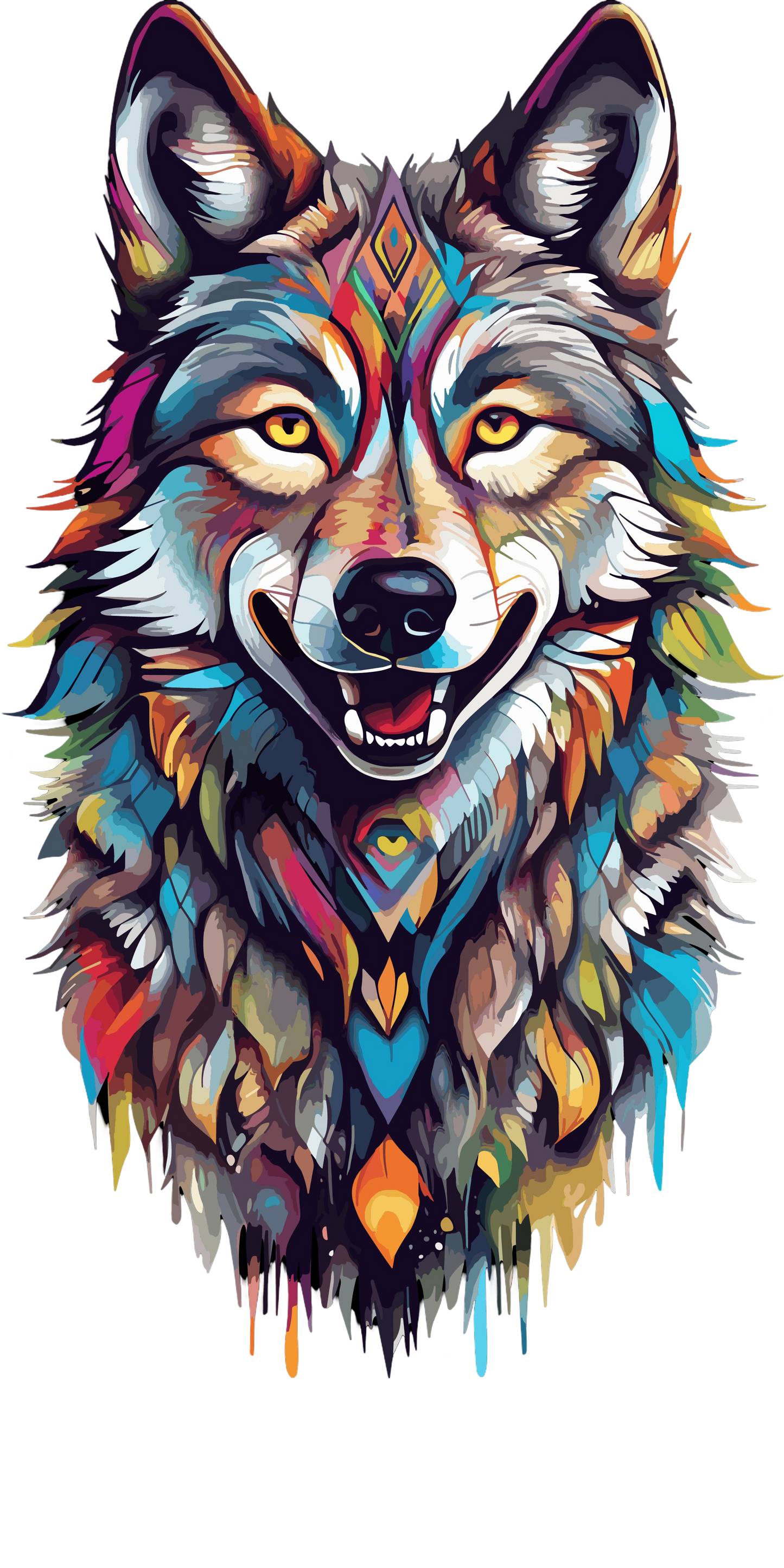 Psychedelic Designs – Fichier PNG Haute Qualité – 100 modèles au choix