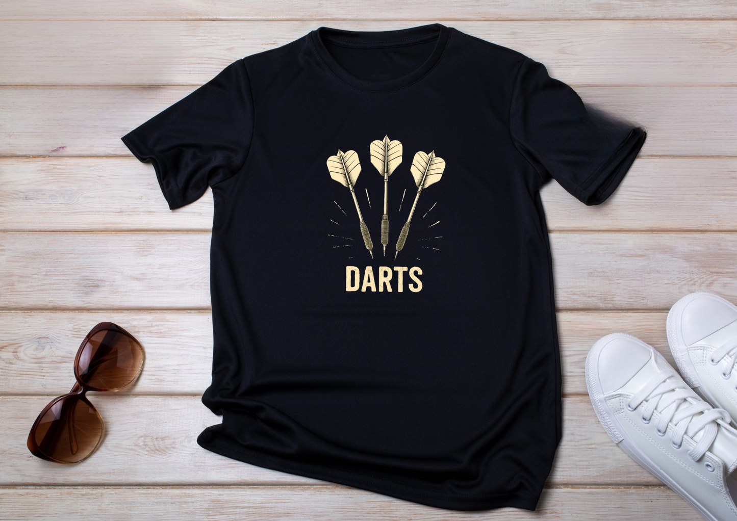 T-shirt Homme "DARTS" - Passion Fléchettes 🎯