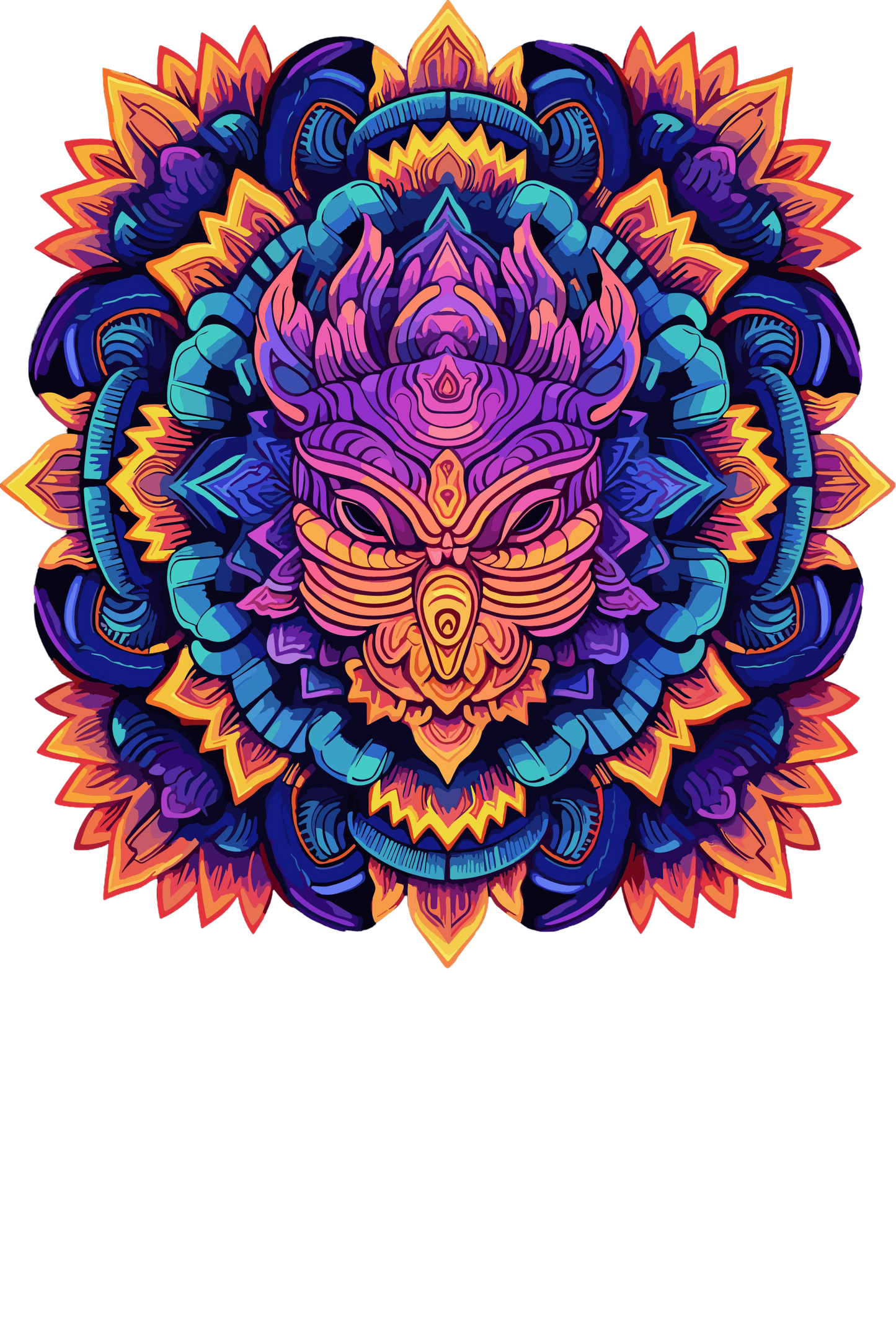 Psychedelic Designs – Fichier PNG Haute Qualité – 100 modèles au choix