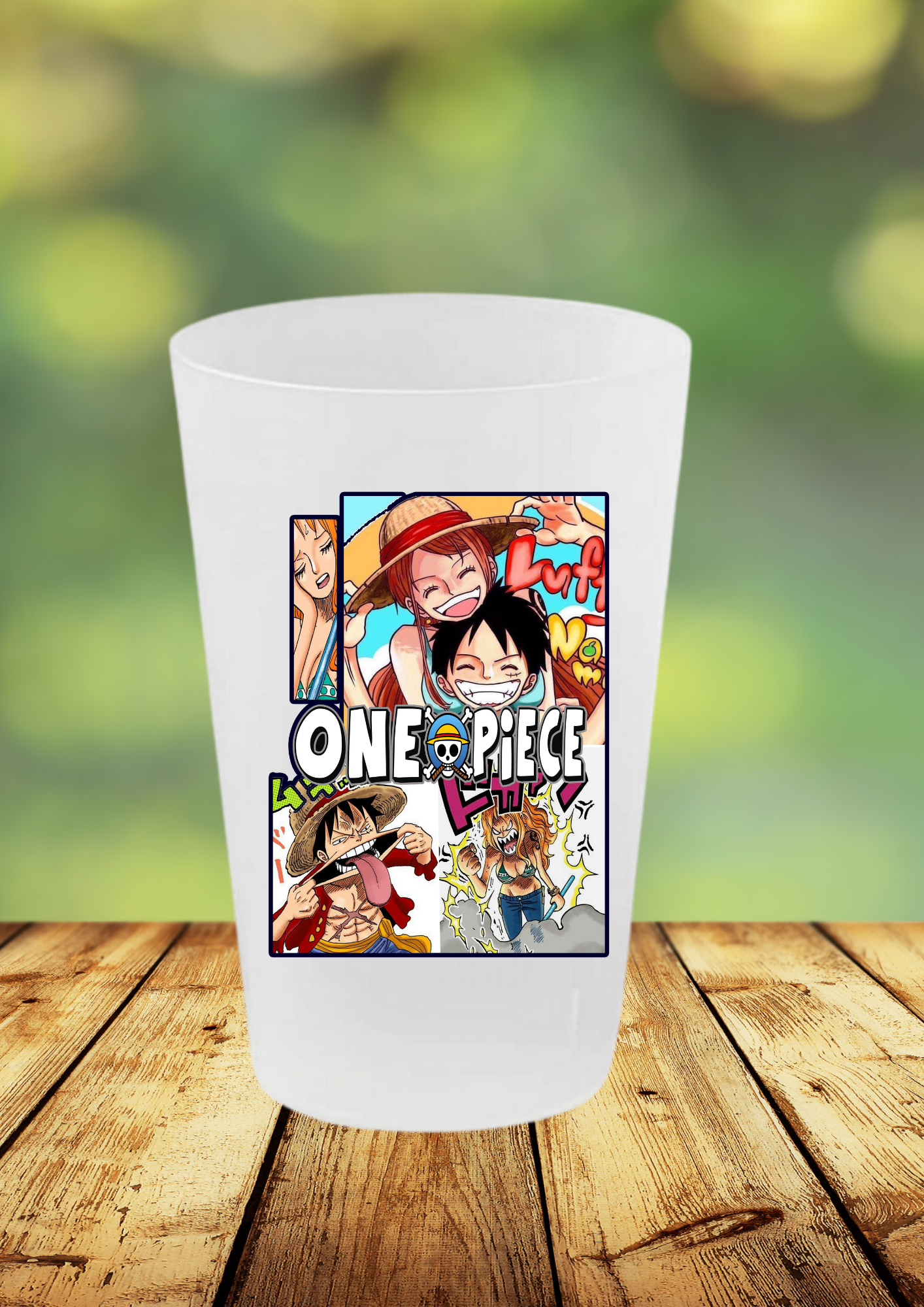 Gobelet One Piece – Impression DTF UV – 136 modèles au choix