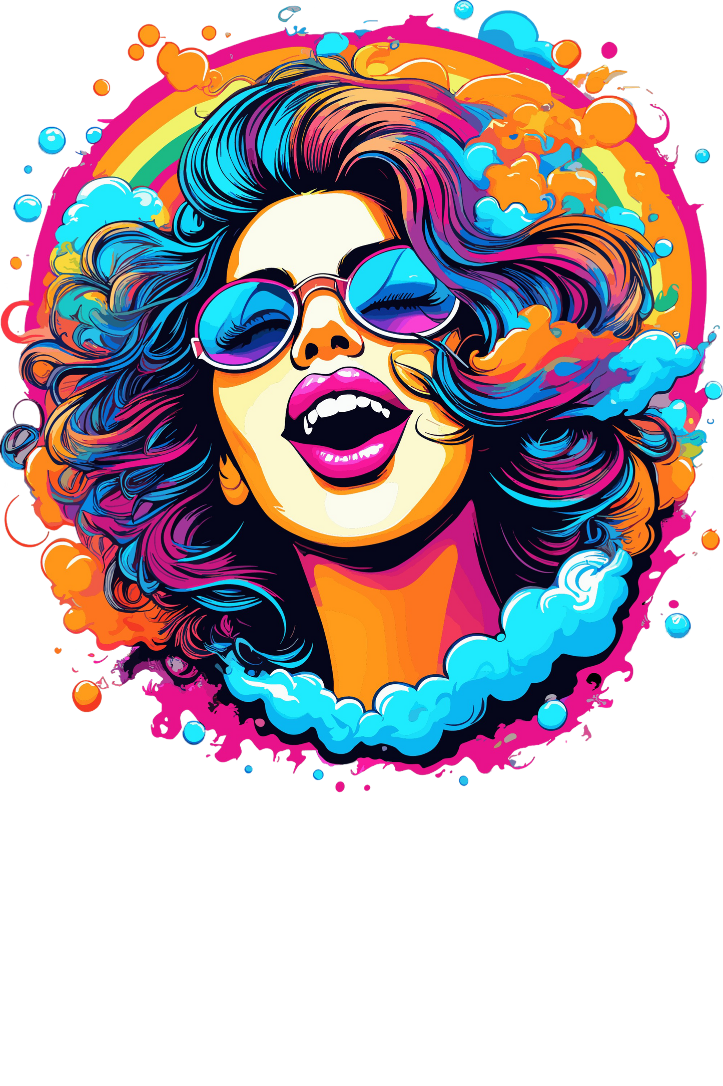 Psychedelic Designs – Fichier PNG Haute Qualité – 100 modèles au choix