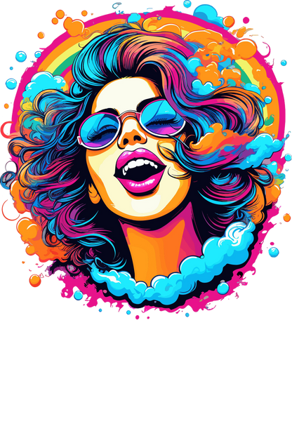 Psychedelic Designs – Fichier PNG Haute Qualité – 100 modèles au choix